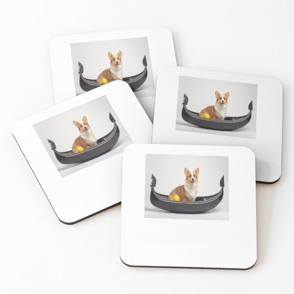 Item preview, Corgi in a Venetian Gondola designed and sold by GoxyVision.