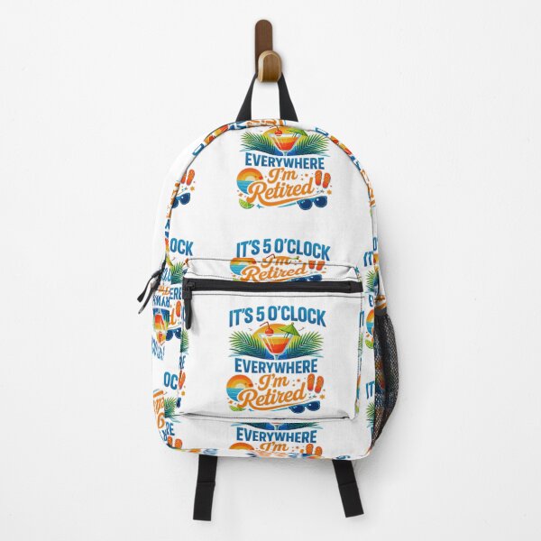 Item preview, It’s 5 O’Clock Everywhere I’m Retired Funny Tropical Retirement Design designed and sold by MerchlyMike.