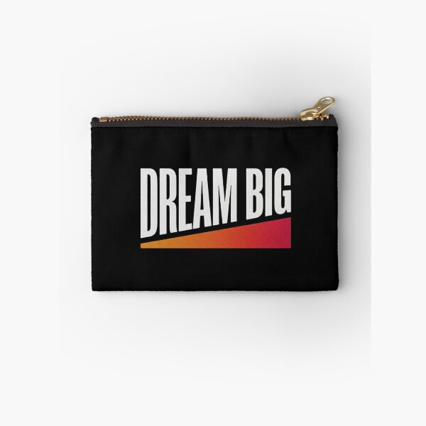 Item preview, Dream Big Orange Gradient Text Poster designed and sold by GiggleInkTees.