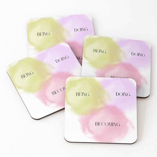 Item preview, Minimal Pastel Concept – Being, Doing, Becoming   designed and sold by ArtfulLife3456.