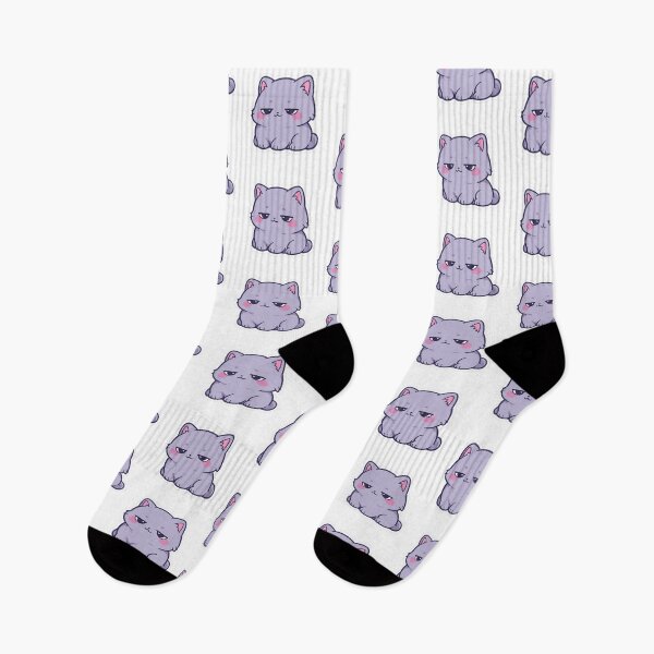 Item preview, Eepy Cat Mascot Sticker | Sleepy Crescent Moon Cat Logo Decal designed and sold by CozyNekoClub.