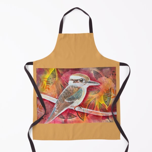 Item preview, Red Orange Yellow Kookaburra Collage designed and sold by Iceskater65.