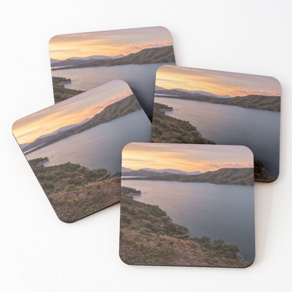 Item preview, Aerial View Over Glenbawn Dam at Sunset designed and sold by Justin Mckinney.