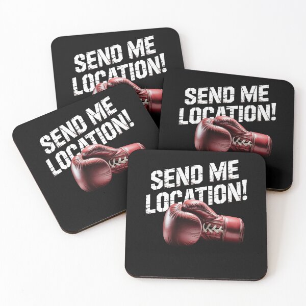 Item preview, Send Me Location Boxing Glove Fighter designed and sold by Flirt-Teez.