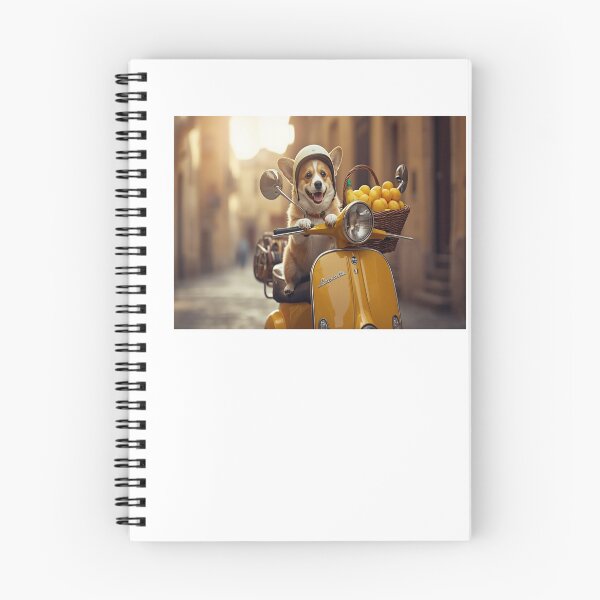 Item preview, Corgi on a Vespa – La Dolce Vita designed and sold by GoxyVision.