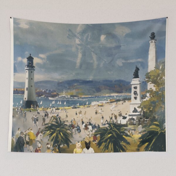 Item preview, Plymouth Sky Guardian Travel Poster designed and sold by CJChronicles.