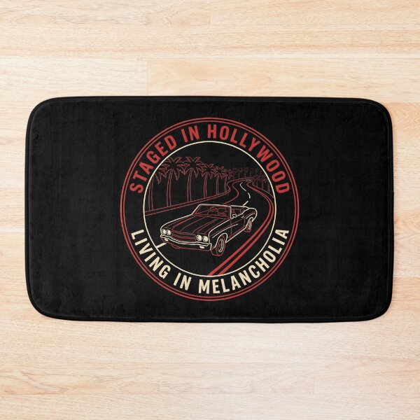 Item preview, Staged In Hollywood Classic Car Circle and Living In Melancholia designed and sold by SplashTastic.