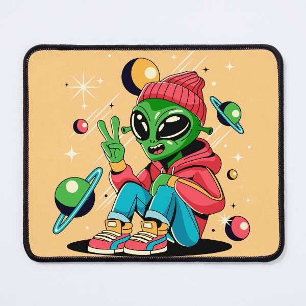 Artikelvorschau, Alien-Cartoon-Illustration entworfen und verkauft von Art-spree.