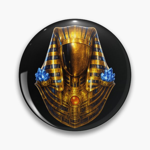 Item preview, The Hidden Pharaoh — Egyptian Gold & Obsidian Dark Fantasy Art designed and sold by ArtoryWorks.