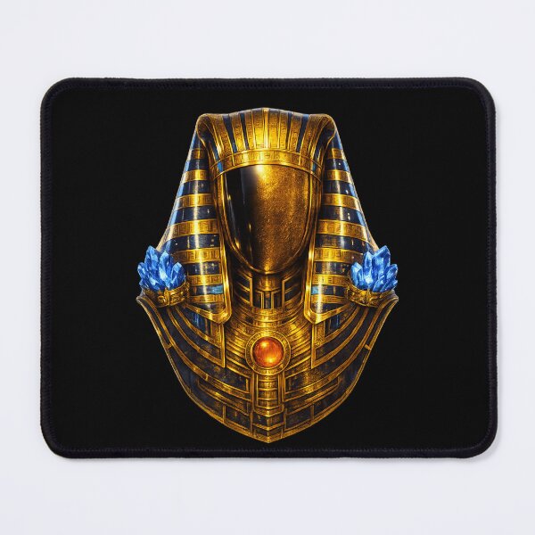 Item preview, The Hidden Pharaoh — Egyptian Gold & Obsidian Dark Fantasy Art designed and sold by ArtoryWorks.
