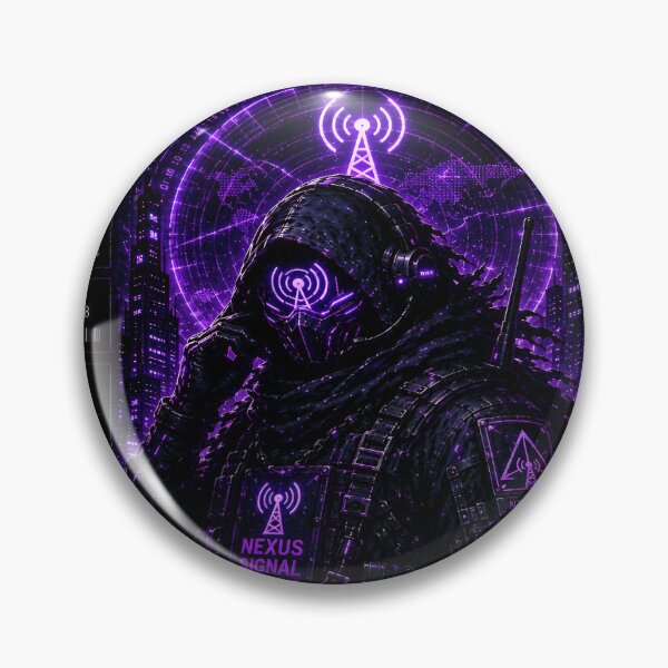 Item preview, Nexus Signal - Cyberpunk Comms Operator Netrunner Hacker Art designed and sold by RiteshCenter.
