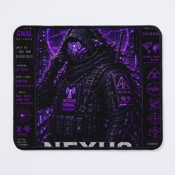 Item preview, Nexus Signal - Cyberpunk Comms Operator Netrunner Hacker Art designed and sold by RiteshCenter.