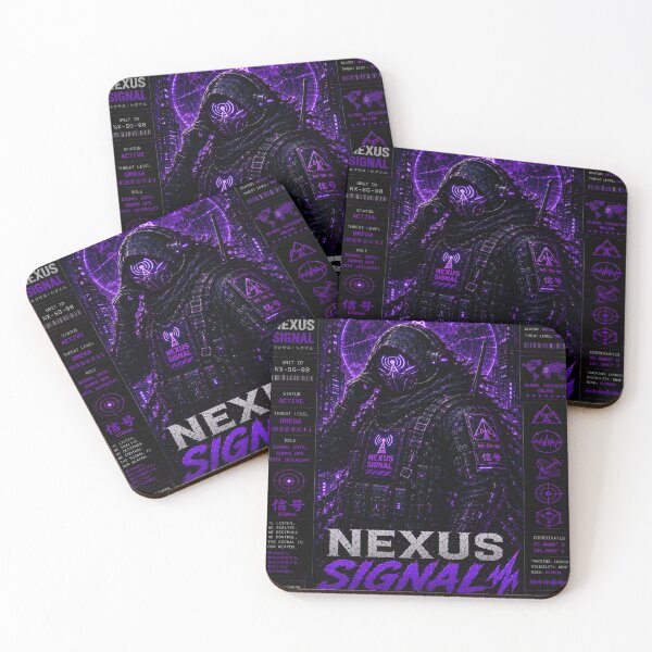 Item preview, Nexus Signal - Cyberpunk Comms Operator Netrunner Hacker Art designed and sold by RiteshCenter .