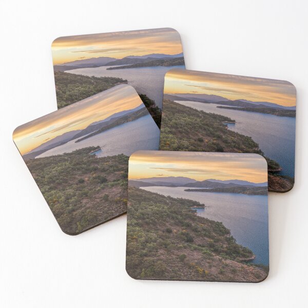 Item preview, Aerial View Over Glenbawn Dam at Sunset designed and sold by Justin Mckinney.