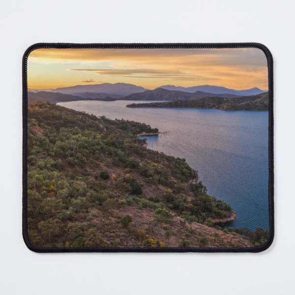 Item preview, Aerial View Over Glenbawn Dam at Sunset designed and sold by Southern Cross Lifestyle .
