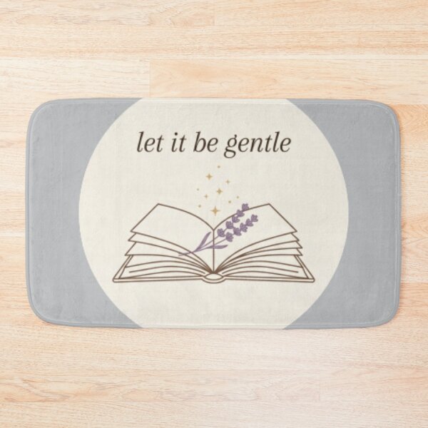 Item preview, Let It Be Gentle – Calm Healing Positive Typography Design designed and sold by CosmicQuietLab.
