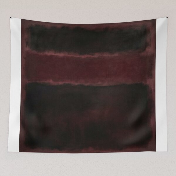 Item preview, Crimson Twilight - Dark Maroon and Black Color Field designed and sold by subjectivityxx.
