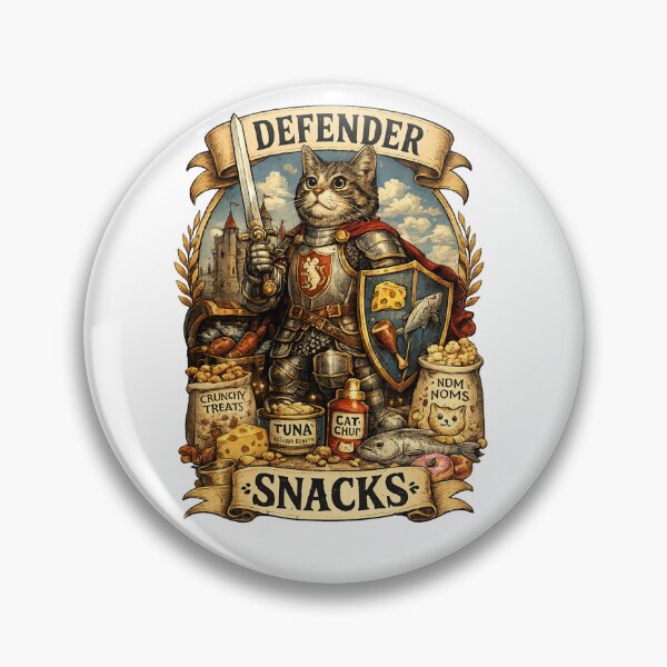 Item preview, Cat as a knight designed and sold by PeterPunkt.