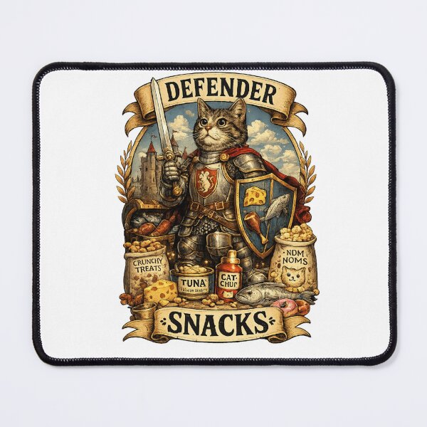 Item preview, Cat as a knight designed and sold by PeterPunkt.