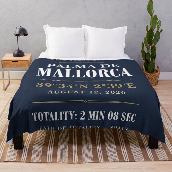 Item preview, Palma de Mallorca Total Solar Eclipse Spain 2026 designed and sold by CalmCapy Co.