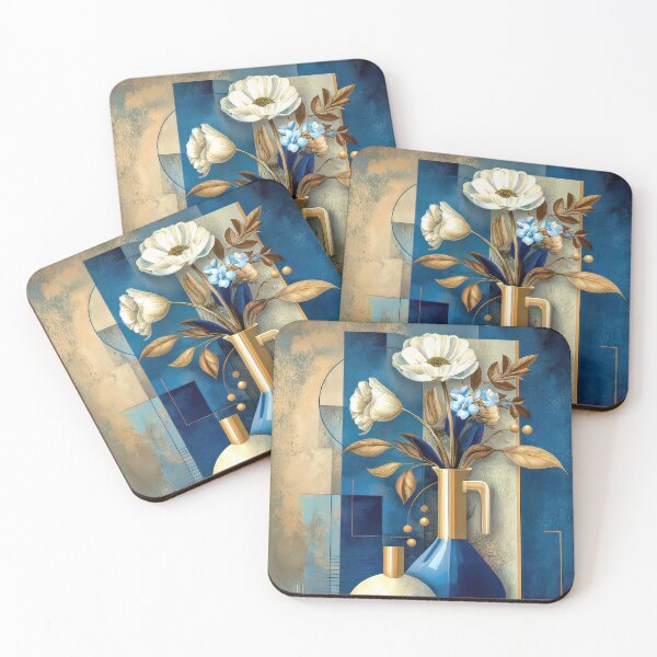 Item preview, Blue Floral abstract designed and sold by Brian Tarr.