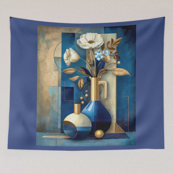 Item preview, Blue Floral abstract designed and sold by Brian Tarr.