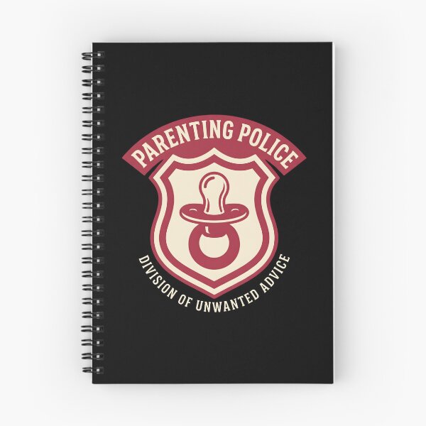 Item preview, Parenting Police Division Shield with Pacifier and Unwanted Advice designed and sold by SplashTastic.