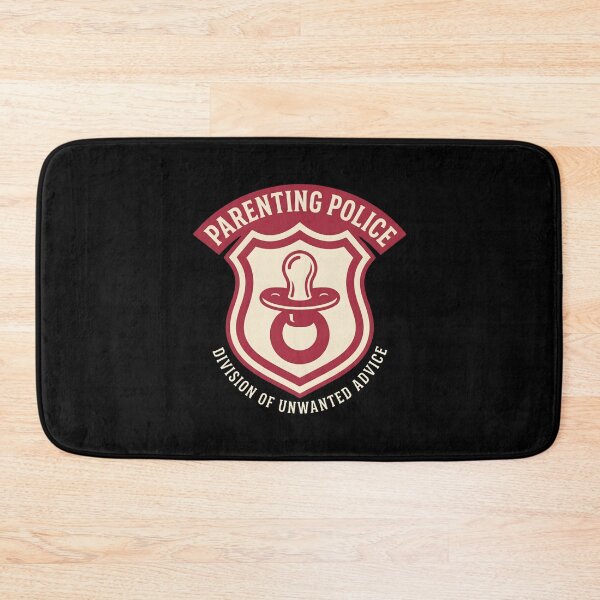 Item preview, Parenting Police Division Shield with Pacifier and Unwanted Advice designed and sold by SplashTastic.