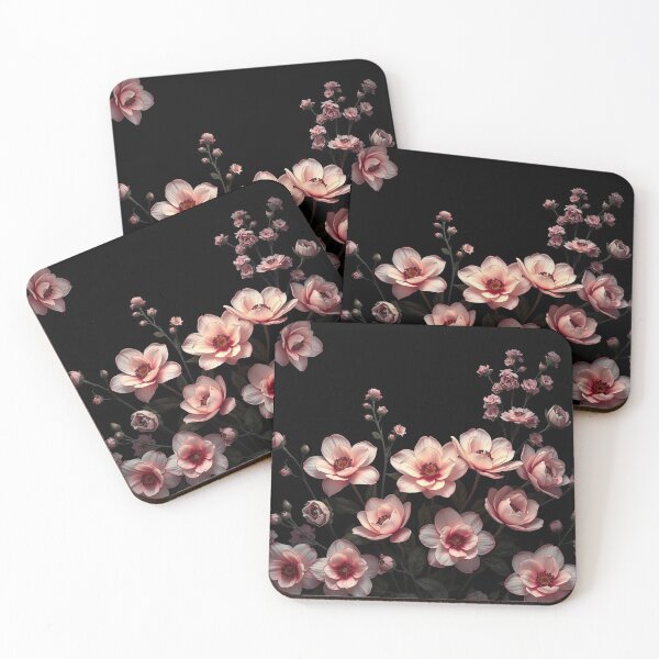 Item preview, Pink Magnolia Flowers and Buds Cluster designed and sold by IntelliMindDesigns.