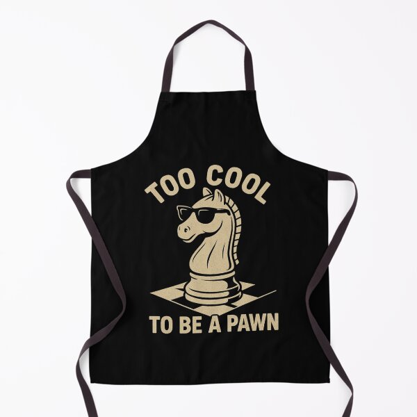 Item preview, Too Cool To Be A Pawn – Funny Chess Knight T-Shirt designed and sold by Chess Mate.