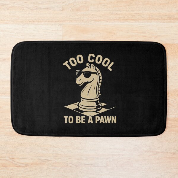 Item preview, Too Cool To Be A Pawn – Funny Chess Knight T-Shirt designed and sold by Chess Mate.