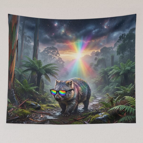 Item preview, Cool crazy wombat.  designed and sold by J7Simpson.