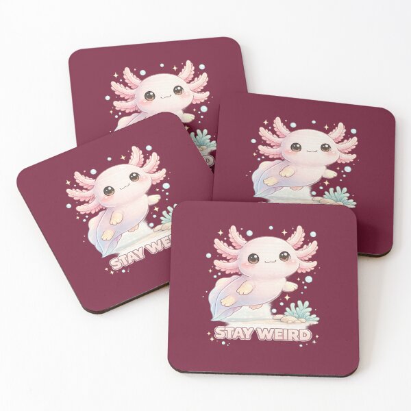 Item preview, Stay Weird Axolotl Sticker | Cute Axolotl Meme Gift | Kawaii Aquarium Pet Design | Funny Animal Lover Shirt designed and sold by ArtByTripti.