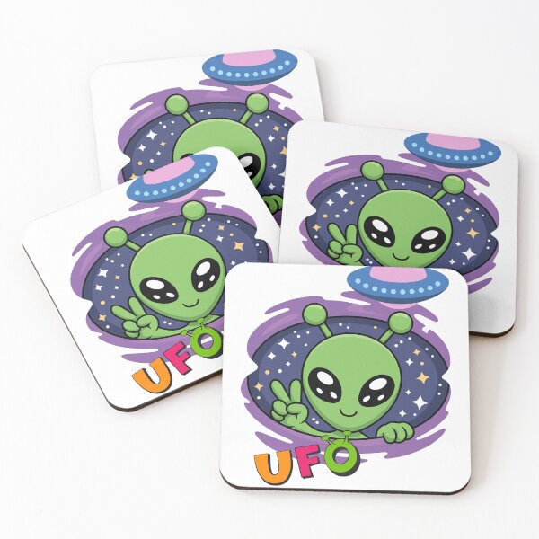 Item preview, Cute UFO Alien Peace Sign designed and sold by nezar1811.