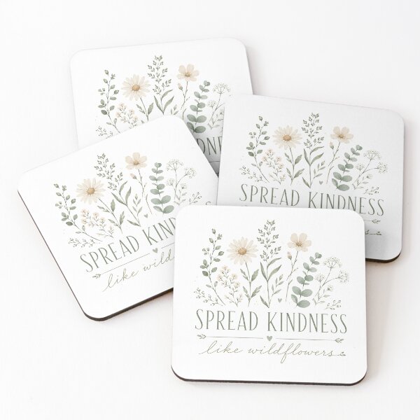 Artikelvorschau, Spread Kindness Like Wildflowers Botanical Aesthetic entworfen und verkauft von Gnomes-design.