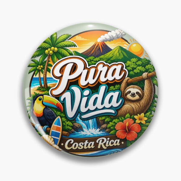 Item preview, Pura Vida Costa Rica Tropical Paradise designed and sold by Myra365Art.