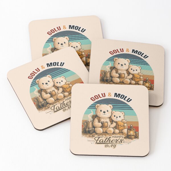 Item preview, Cute Golu Father’s Day Bear Family Design designed and sold by Lateggy.