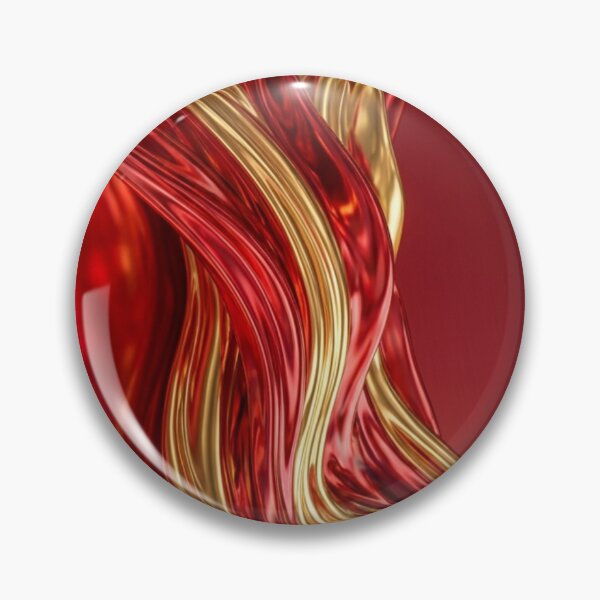 Item preview, Ren and gold flowing abstract art. designed and sold by IrsathThaslima.