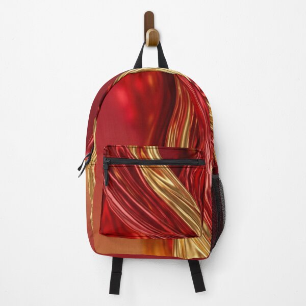 Item preview, Ren and gold flowing abstract art. designed and sold by IrsathThaslima.