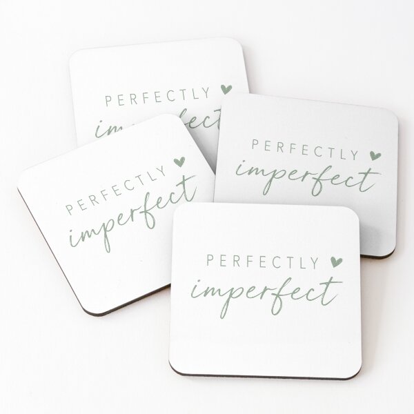 Item preview, Perfectly Imperfect Mental Health Affirmation designed and sold by Gnomes-design.