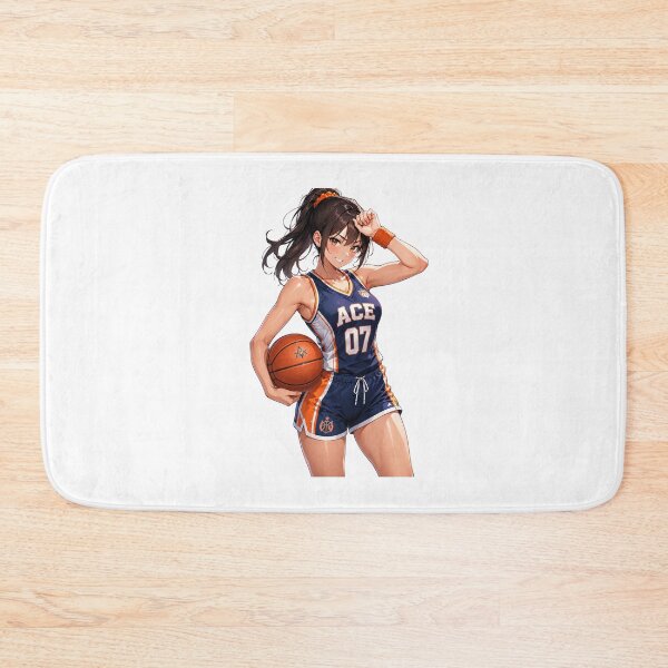 Item preview, Dynamic Basketball Star Athletic Anime Girl designed and sold by iloveanimechibi.