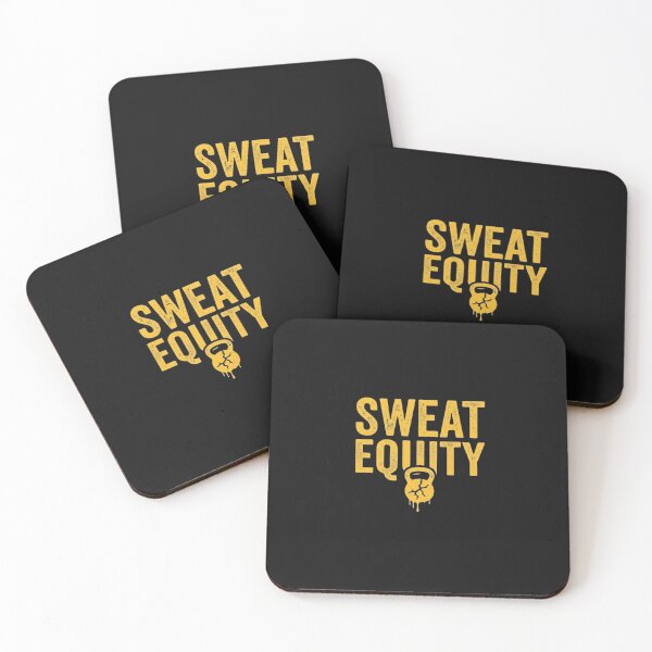 Item preview, Sweat Equity Broken Kettlebell Gym Motivation designed and sold by GiggleInkTees.