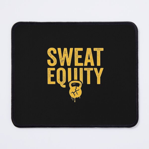 Item preview, Sweat Equity Broken Kettlebell Gym Motivation designed and sold by GiggleInkTees.