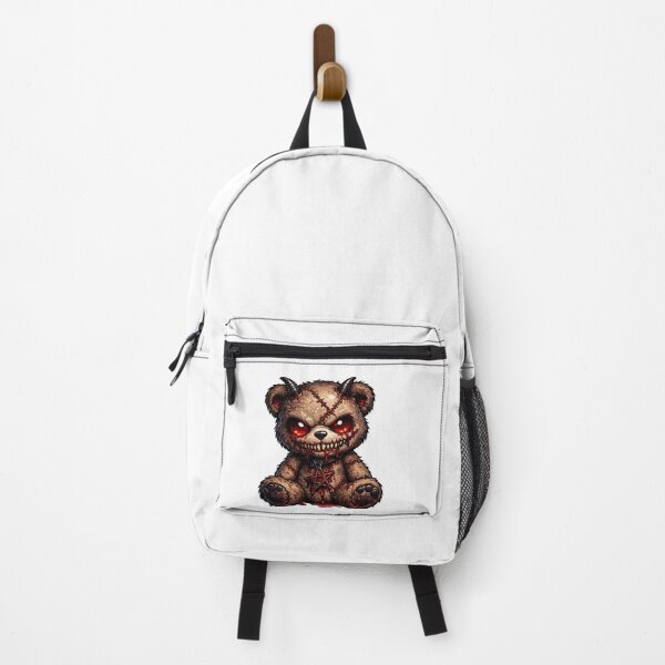 Item preview, Creepy Devil Teddy Bear Horror Sticker Art designed and sold by Sticker_Verse_Studio.