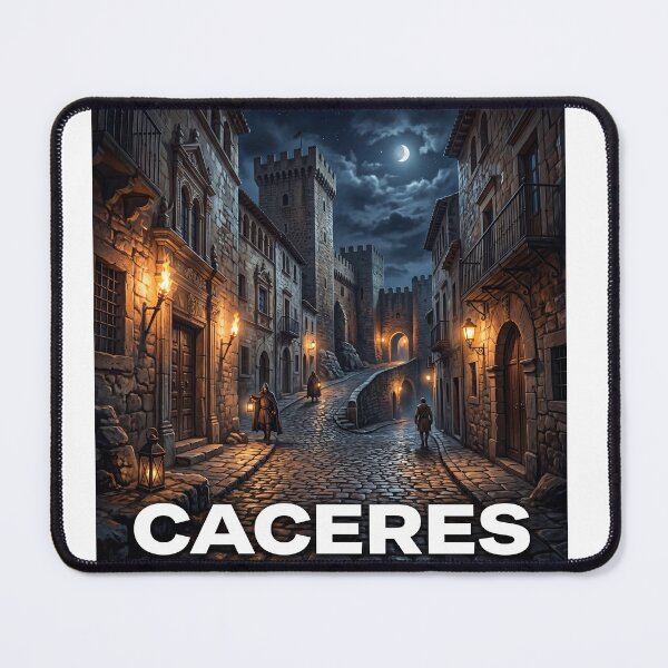 Item preview, Caceres Spain Travel Poster - Medieval Old Town Wall Art Decor designed and sold by ryanguas.