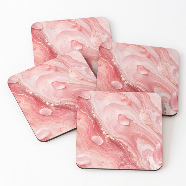 Item preview, Rose Gold Fluid Marble - Dream Petals designed and sold by EsenciaZen.