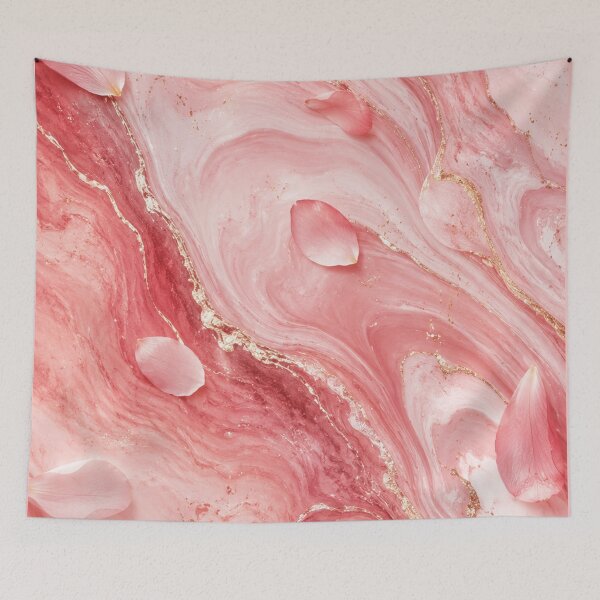 Item preview, Rose Gold Fluid Marble - Dream Petals designed and sold by EsenciaZen.