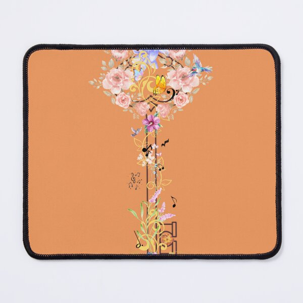 Item preview, The Key of Memory - Floral Watercolor Music Illustration designed and sold by Diseño que alegran tu día.