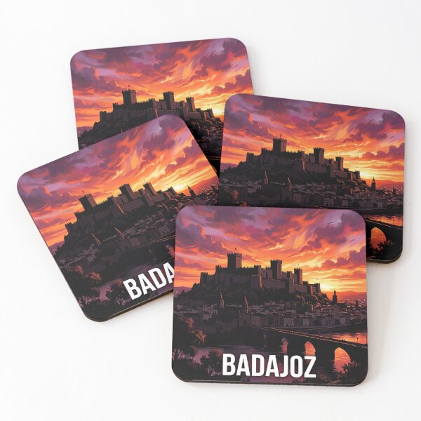 Item preview, Badajoz Spain Travel Print - Cinematic Sunset Silhouette Art designed and sold by ryanguas.