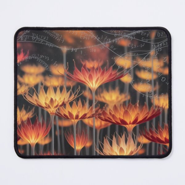 Item preview, Golden Bioluminescent Flowers - Nature's Living Light designed and sold by NatArtSA.